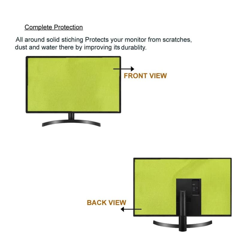 PalaP Super Premium Dust Proof Monitor Cover for ACER 19.5 inches Monitor (Green) view 2