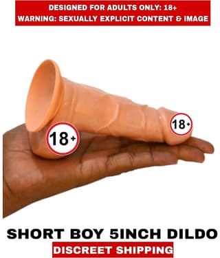 Sexual Wellness Women's Sex Toys Realistic Short Boy 5inch Silicon Dildo Satisfier For Women