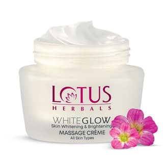 Lotus Herbals WhiteGlow Skin Whitening & Brightening Massage Cream (60gm)