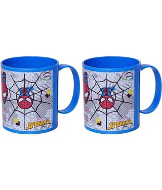 Gluman - Pink Plastic Coffee Mug ( Pack of 2 )