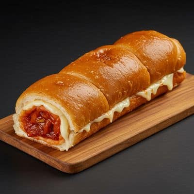 Schezwan Cheese Frankie Roll