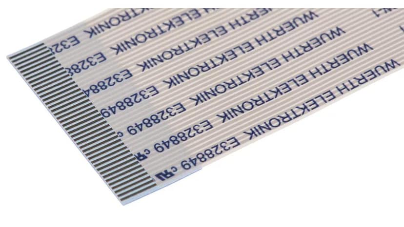 40 Pin 0.5mm Pitch 152mm Same Side Connection FFC Ribbon Flexible Flat Cable view 2