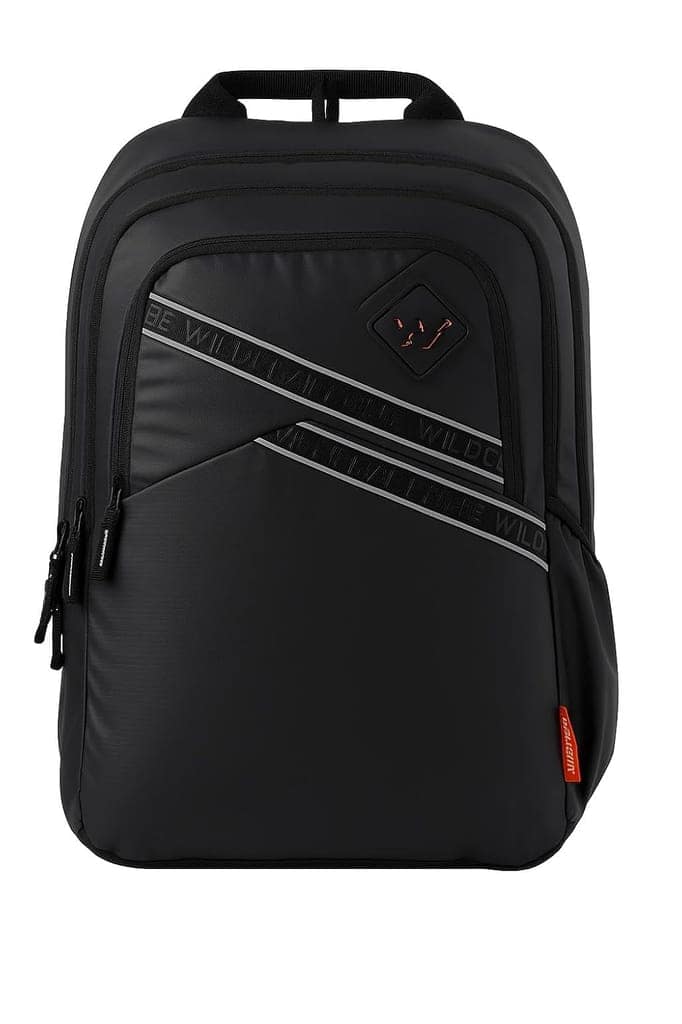Dark Edition 40 L Premium Laptop Backpack for Men & Women | Fits 15.6 inch Laptop | Padded Shoulder Straps, Multi Compartments, Anti-Theft Zippers | Business Travel Bag | Dark Black
