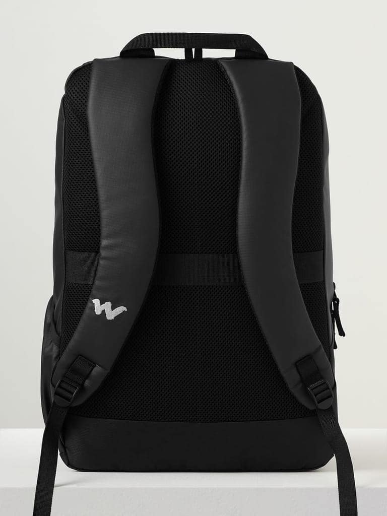 Dark Edition 40 L Premium Laptop Backpack for Men & Women | Fits 15.6 inch Laptop | Padded Shoulder Straps, Multi Compartments, Anti-Theft Zippers | Business Travel Bag | Dark Black view 3