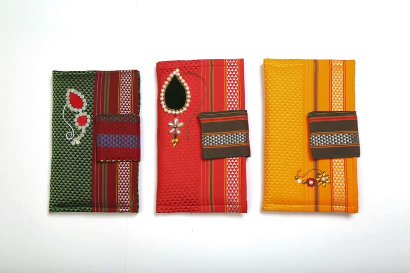 Khan Soft Clutch - Multi-Pocket Cash Organizer with Parachute Lining view 2