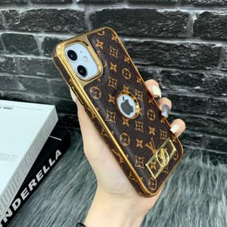 Aesthetic Leather Design Hard Case For Iphone - Iphone 15 Pro