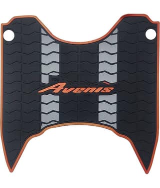 AUTOXYGEN Anti skid Scooter/Scooty Foot Mat Rubber Floor Mat Accessories_2 for Avenis 125 BS-6(Black, Grey & Red)