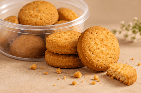 Homemade Coconut Biscuits with Rich Coconut Flavour for Tea-Time Snacking view 2