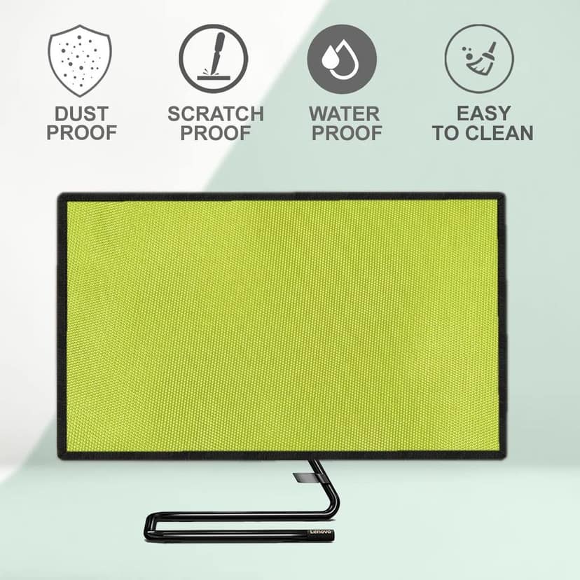 PalaP Super Premium Dust Proof Monitor Cover for HP All in ONE Desktop 22 inches (Green) view 6