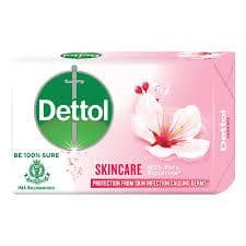 Dettol Skincare Pure Glycerine Soap, Protection From Skin Infection Causing Germs, 125G
