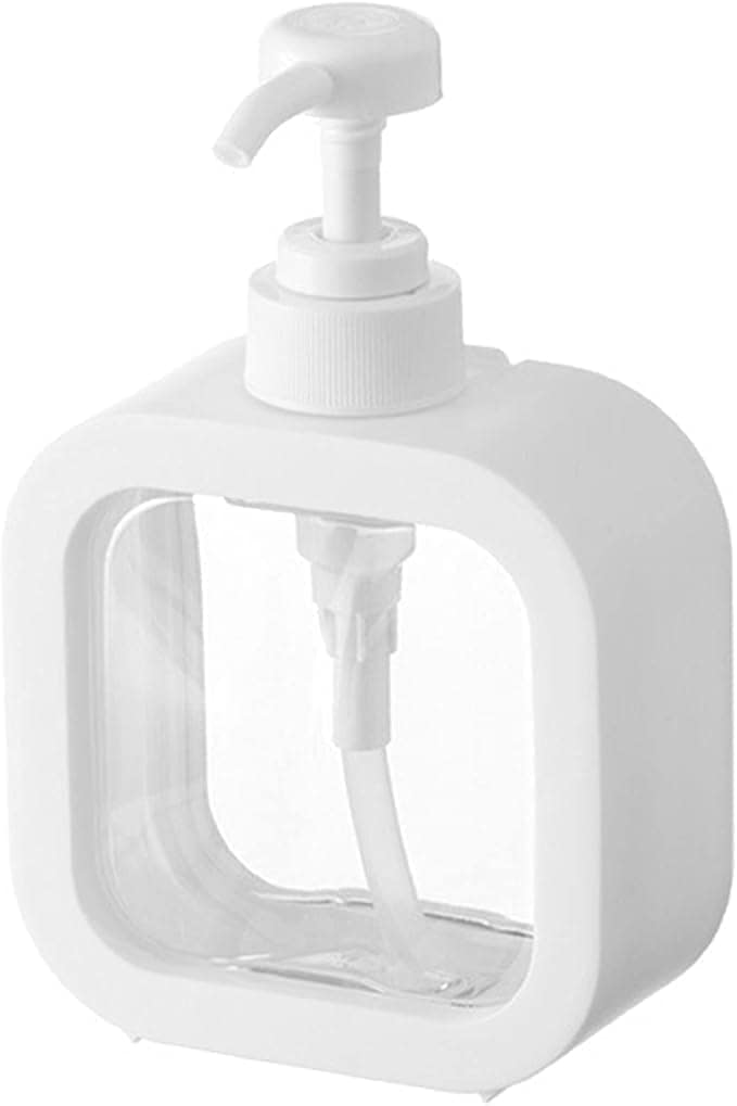 AILEXIM Hand Wash Dispenser | Multipurpose Liquid Soap Refillable Plastic Dispenser | Bathroom & Kitchen Dispenser for Hand Wash, Dish Wash, Shampoo, Conditioner & Shower Gel Lotion