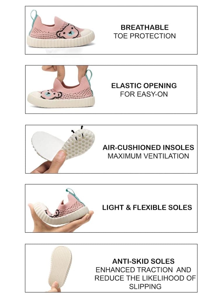 Teddy Toddlers' First Step Breathable Shoes - Pink (Unisex) view 10