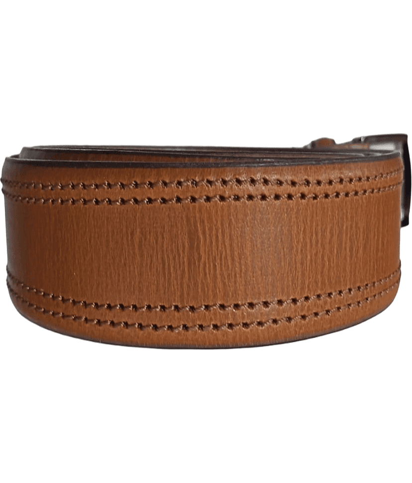 ULTIFAB - Tan Leather Men's Formal Belt ( Pack of 1 ) view 2
