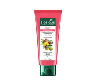 Biotique Fruit Brightening Depigmentation & Tan Removal Face Pack (100g)