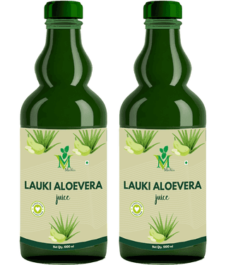 Lauki Aloevera sugar free Juice Pack of 2 - 1000ml