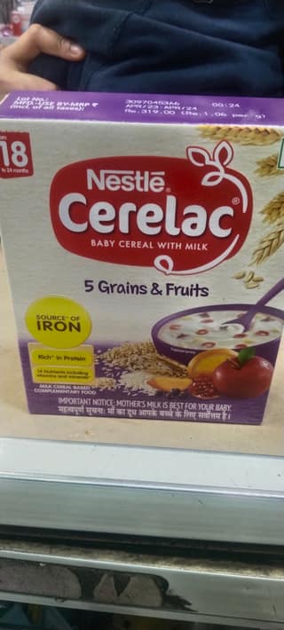 Nestle cerelac 5&grains fruits 18 to 24 month