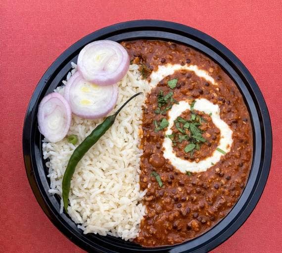 Dal Makhni and Rice Bowl
