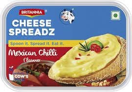 BRITANNIA CHEESE SPREADZ MEXICAN CHILLI 180GM