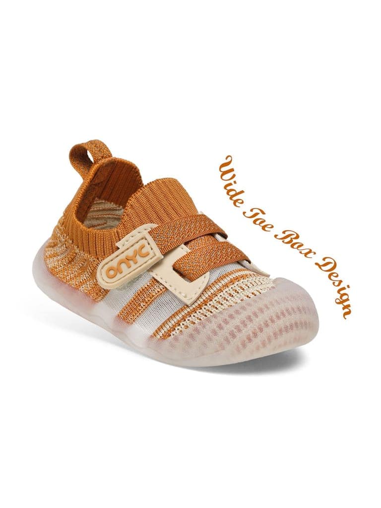 Smooth Toddlers' First Step Shoes - Brown (Unisex) view 10