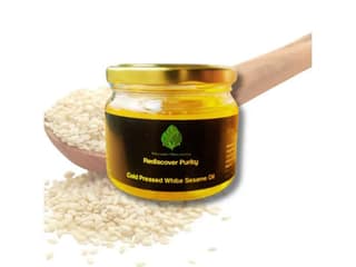 Cold Pressed White Sesame Oil - 250 Millilitre
