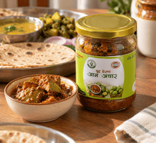 Traditional Aam Ka Achar Mango Pickle for Indian Meals and Snacks