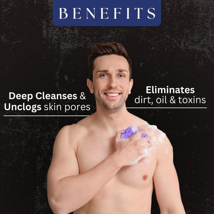 AMAzing EARTH Charcoal Body Wash for Men - Certified Organic with Activated Charcoal, Rice, Neem & Oragnge Extract, Pollution, Oil & Dirt Control, Sulphate & Paraben Free, Cruelty Free & Vegan - 100ml view 7