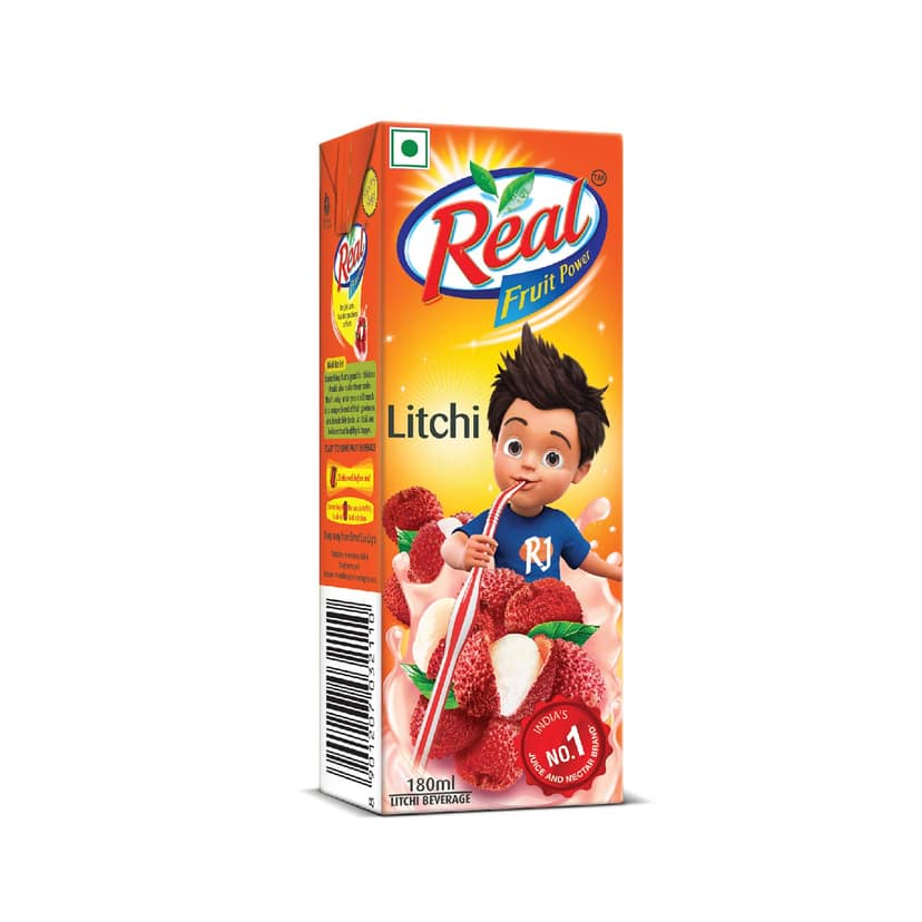 Real Litchi Juice, 180 Ml