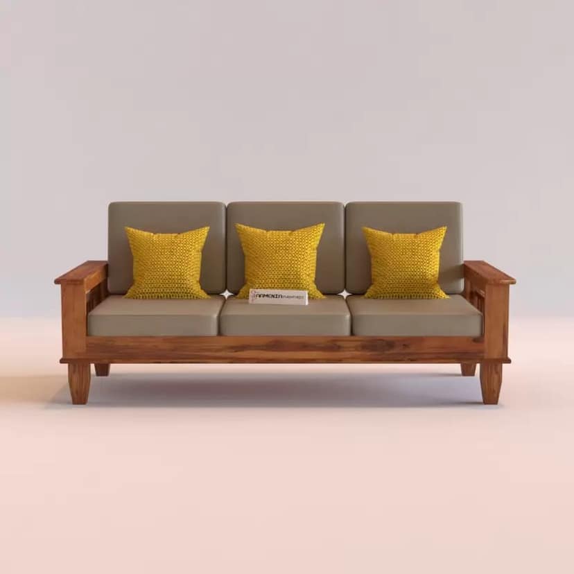 furnitures Solid Sheesham Wood Five Seater Sofa Set For Living Room view 2