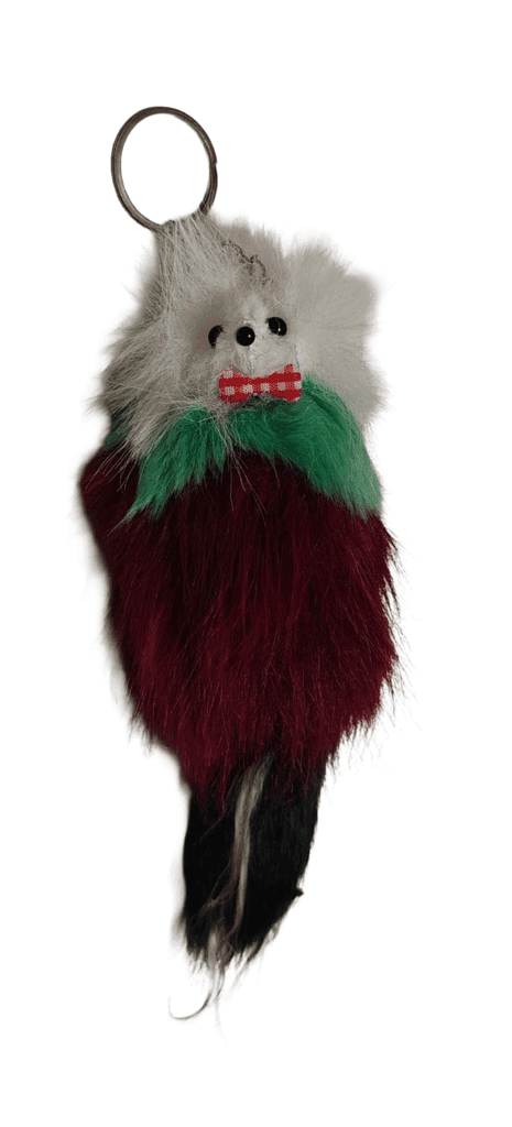 Stylish Multi-Color Furry Fluffy Keychain Bag Charm