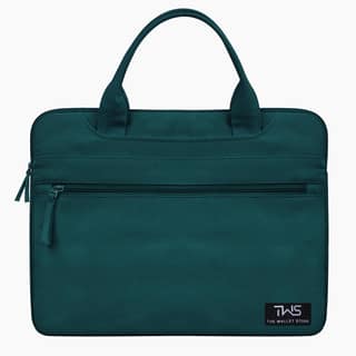 The Wallet Store EcoCarry Canvas Laptop Bag -Teal - 13 Inch