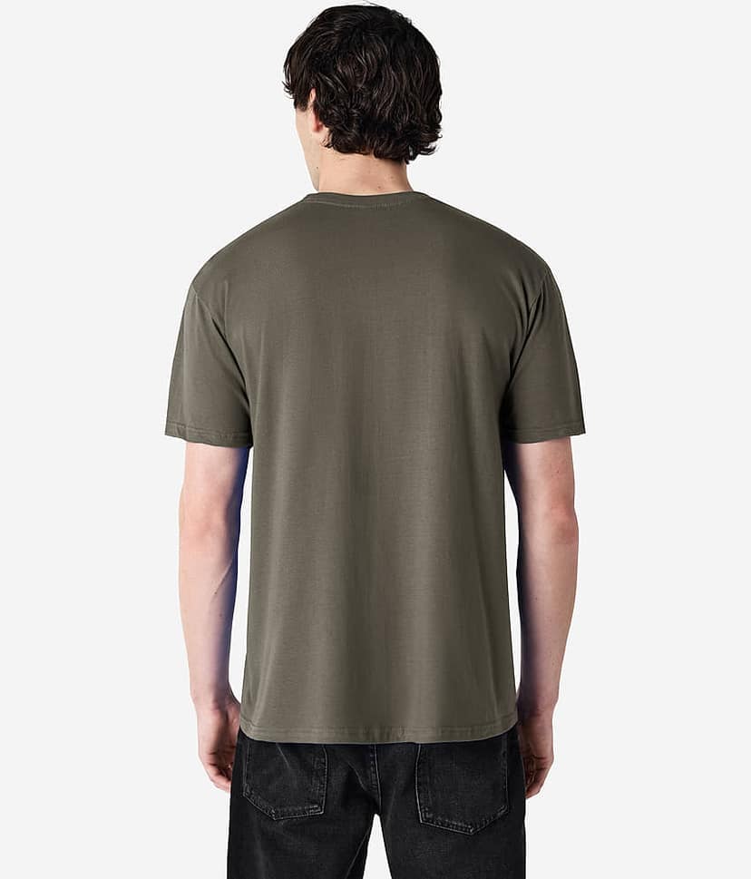 Gildan Men Cotton Regular Fit Solid T-Shirt ( Grey Melange ) view 4