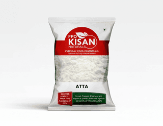 FPO Kisan Naturals Atta - Everyday Food Essentials, Pure & Natural Goodness