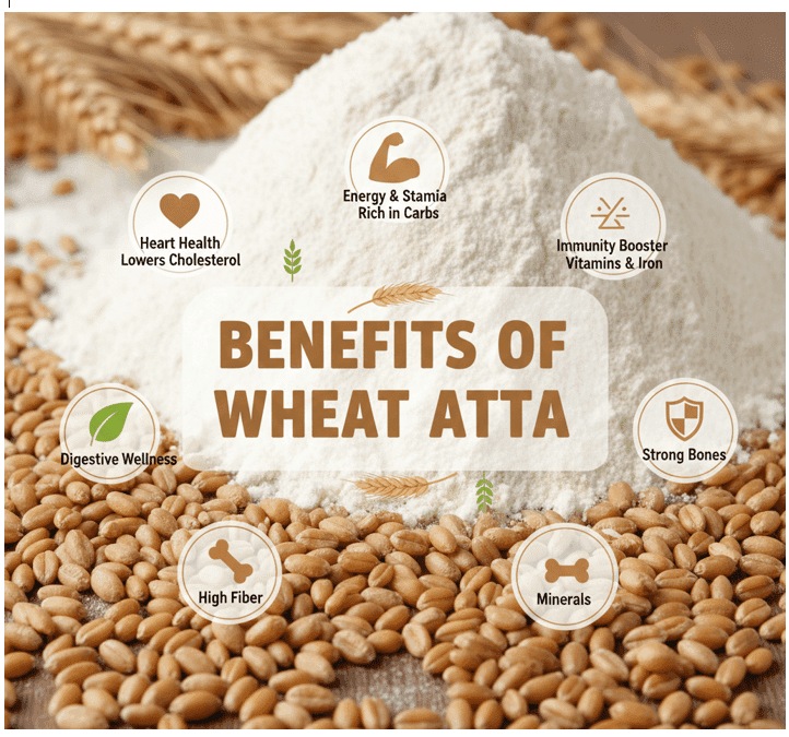 FPO Kisan Naturals Atta - Everyday Food Essentials, Pure & Natural Goodness view 3