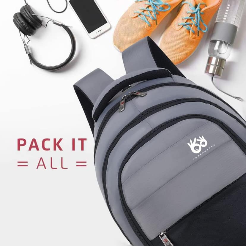 LOOKMUSTER 30 L Casual Waterproof Laptop Backpack/Office Bag/School Bag/College Bag/Business Bag/Unisex Travel Backpack view 5