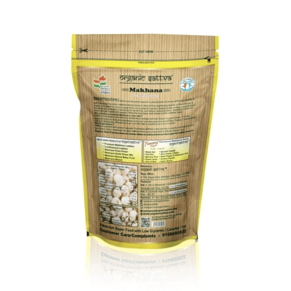 POPPED RAW MAKHANA BUY 1 GET 1 FREE(2*250G) - 500 gm view 2