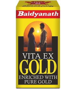 Baidyanath Vita Ex Gold Enriched with Pure Shilajit Capsule 20 no.s
