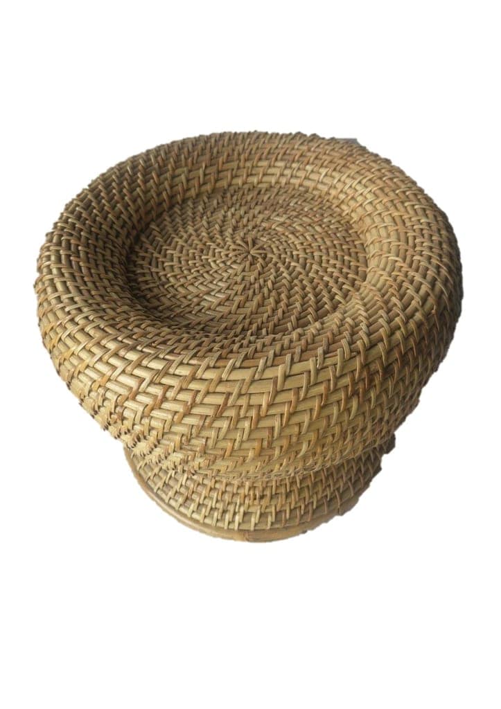Bamboo cane stool