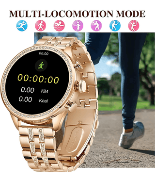 Premium Quality Gen9 Bluetooth Calling Touchscreen Wireless Charging with Fitness Health Sports Music Extra Pink Strap