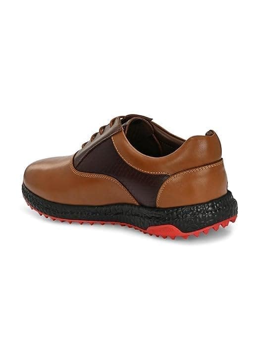 HITCARO Men Proffessional Leather Golf Shoes | Lace-Up | Phylon Sole |Waterproof | Comfortable | Breathable | Sports Shoes view 4