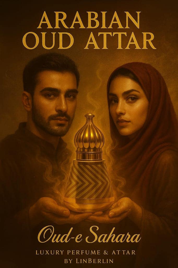 Arabian Oud Attar (12ml) | Long Lasting Arabic Oudh Attar for Men & Women | Alcohol-Free Luxury Fabric Use Attar by LinBerlin view 3