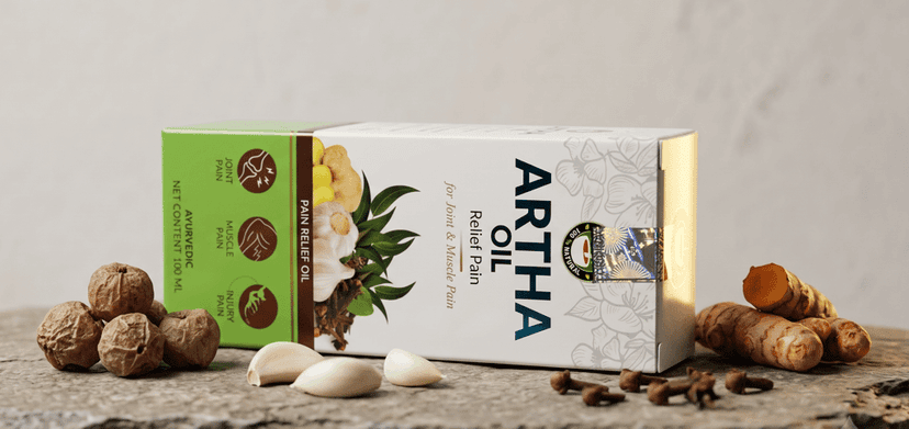 Artha Herbal Pain Relief Oil for Joint, Muscle & Back Pain (Pack of 3 - 300ml) view 2