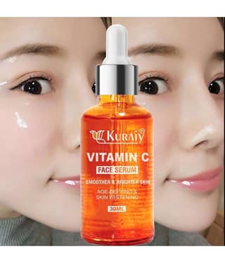 KURAIY Vitamin C Orange Face Serum For Radiant Glow For All Skin Type 30ml ( Pack of1 )