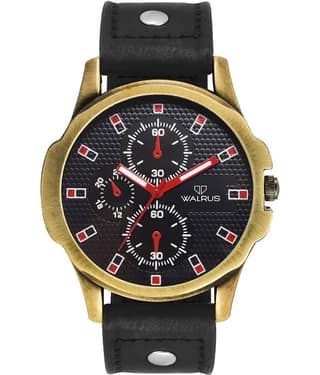 Walrus Artificial Chrono Leather Analog Men's Watch