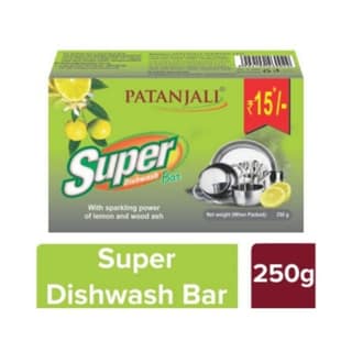 Patanjali Super Dishwash, 225 gm - Patanjali Super Dishwash, 225 gm