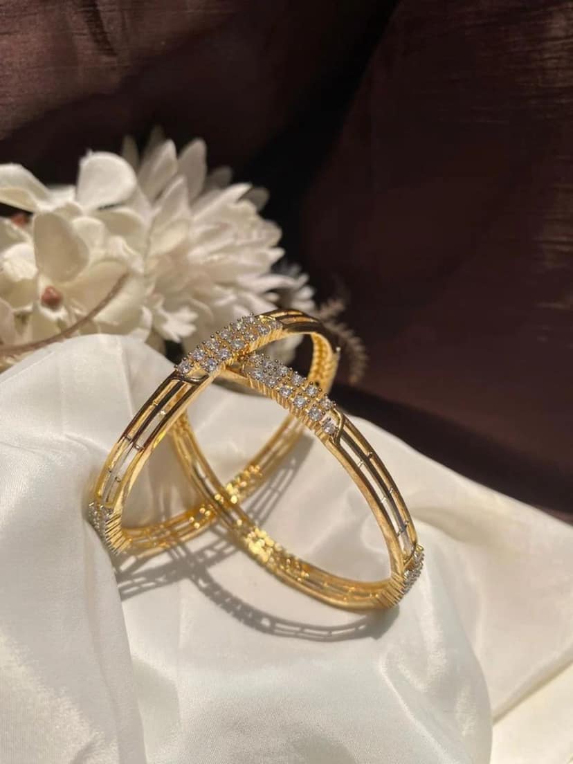 Golden Luxe Bangles view 3
