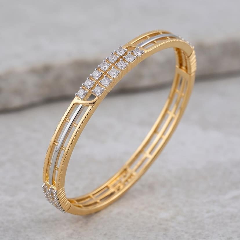 Golden Luxe Bangles view 4