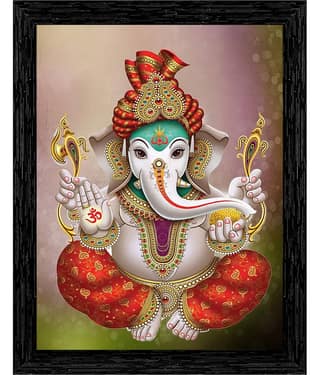 Indianara - Religious Painting With Frame