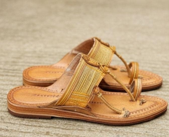 Original Committed Kolhapuri Chappal view 2