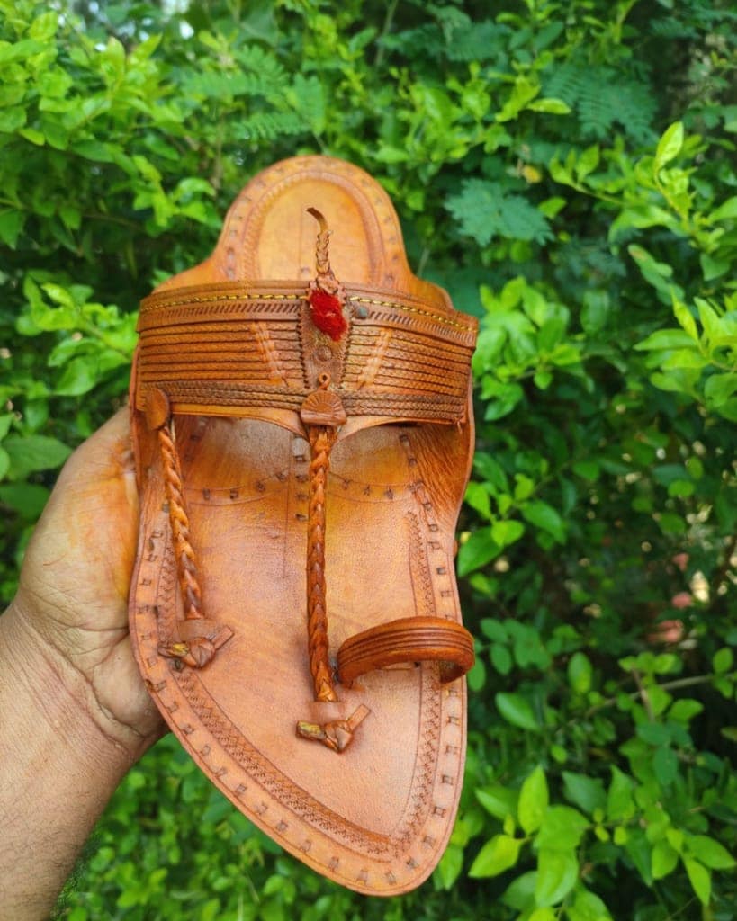 Original Committed Kolhapuri Chappal view 3