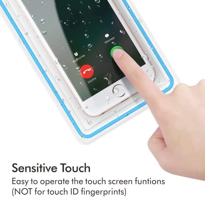 Waterproof Mobile Pouch Cover for All Mobiles, Cellphone Dry Bag Compatible for iPhone, Samsung, Mi, Redmi, Oppo, VIVO, All Other Smartphones up to 6.5 inches view 3